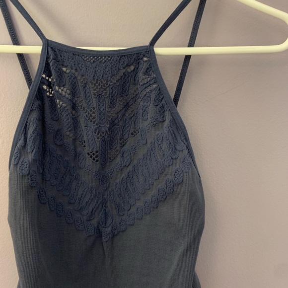 NWOT Free People Women's Blue Solstice Bodysuit - Picture 7 of 7